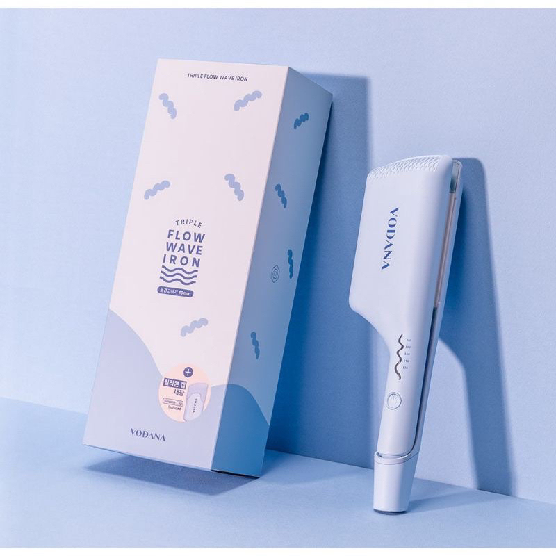 Vodana ที่หนีบผมลอนเมอร์เมด ขนาด 40mm สีฟ้า (ส่งฟรี)