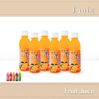 J-mix น้ำผลไม้ผสมวุ้นมะพร้าว เจมิกซ์ ขนาด 200 ml แพ็ค 6 ขวด