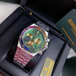 นาฬิกาข้อมือ AP งานออริเทียบแท้ งาน กระจกกันรอย  size 42mm ระบบ ถ่าน วงใน ใช้งานได้จริง