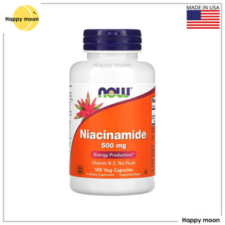 NOW Foods, Niacinamide, 500 mg, 100 Veg Capsules