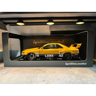 Ignition Model IG2702 1:18 LB-ER34 Super Silhouette SKYLINE Yellow/Black