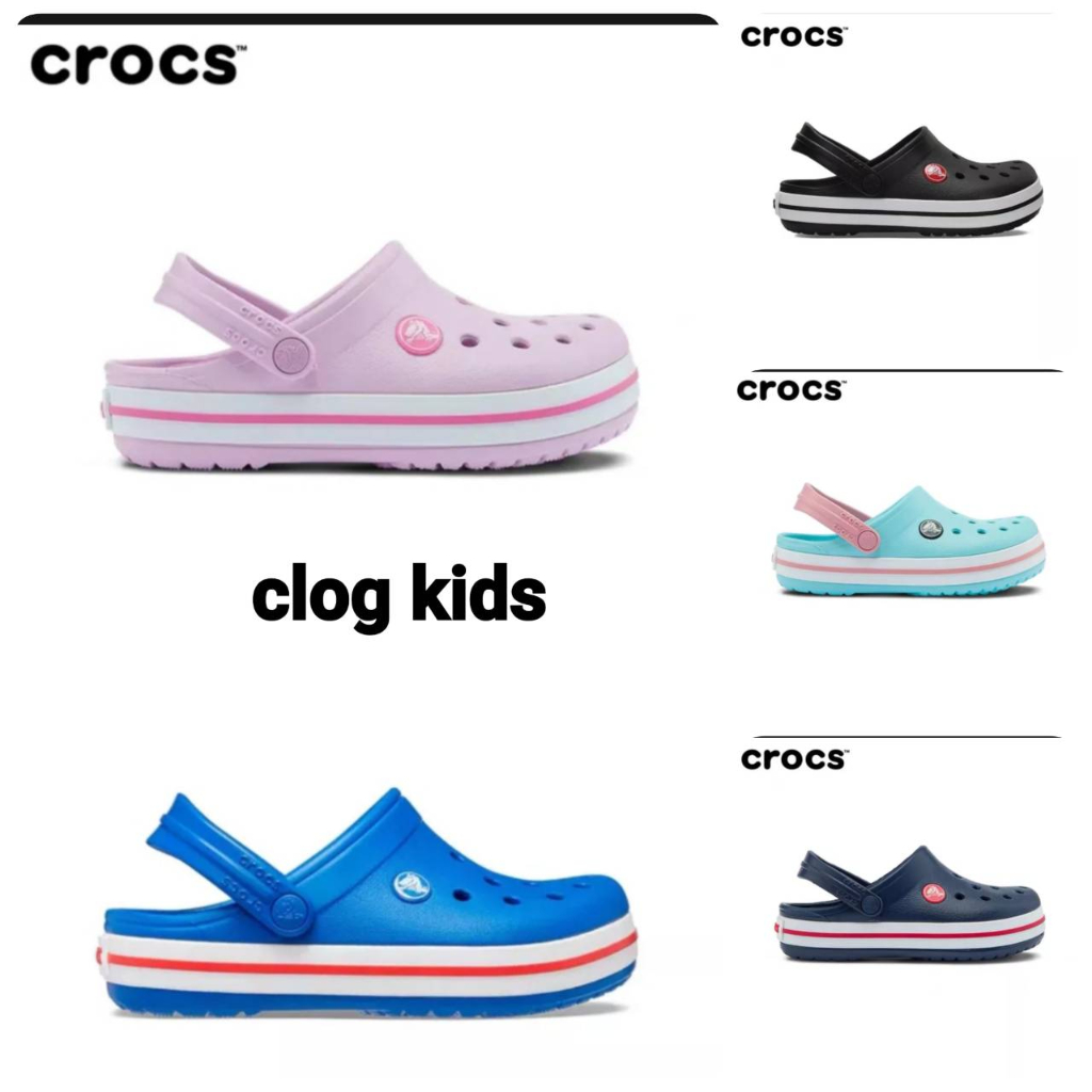 (สินค้าพร้อมส่ง) CROCS รองเท้าเด็กหญิง เด็กชาย Crocband Clog Kids รองเท้าลำลองเด็ก  รองเท้าหัวโต ไม่ต้องพรีออเดอร์