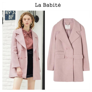 เสื้อโค้ท OVERCOAT โค้ทวูล กันหนาว โค้ทยาว ❄️แบรนด์✨Lababite✨ แท้💯% (WY1009)