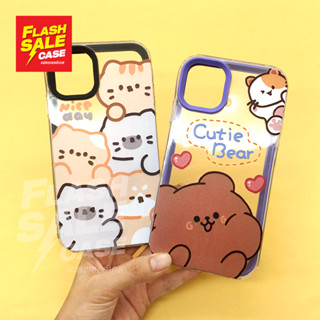 Samsung A04 เคสมือถือประกบ 2ชิ้น นิ่มใส TPU พิมพ์ลายการ์ตูน