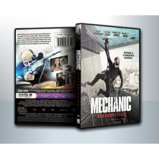 [ DVD Movie มีปก+สกรีนแผ่น-ไม่มีกล่อง ] Mechanic Resurrection โคตรเพชฌฆาต แค้นข้ามโลก Mechanic 2 ( 1