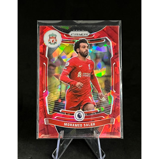 การ์ดฟุตบอล Panini Prizm Mohamed Salah ชุดลิเวอร์พูล red on red