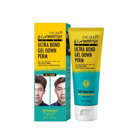Dcash Glamorize Ultra Bond Gel Down Perm ดีแคช แกลมเมอไรซ์ ฟอร์เมน อัลตร้า บอนด์ เจล ดาวน์ เพิร์ม 100 มล.