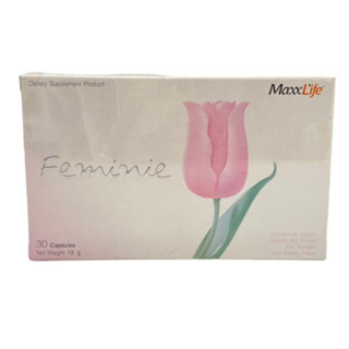 MaxxLife Feminie (30แคปซูล) ผลิตภัณฑ์เสริมอาหารสำหรับผู้หญิง