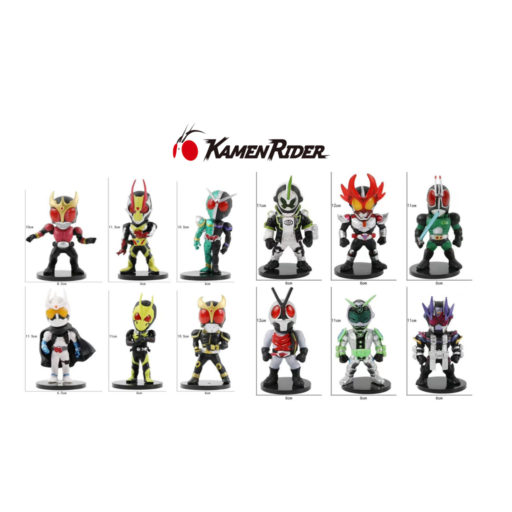 โมเดล ไอ้มดแดง Kamen Rider ขนาด 10 Cm. มี 12 แบบ พร้อมส่ง เก็บปลายทางได้
