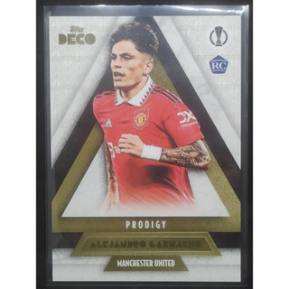 การ์ดนักเตะ ฟุตบอล Alejandro Garnacho Manchester United 2022-2023 Deco Prodigy Rookie RC