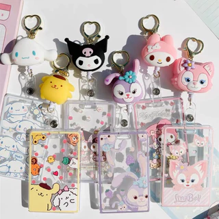 พวงกุญแจใส่บัตร Sanrio ที่ใส่บัตรโยโย่