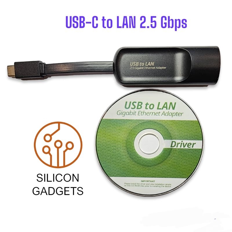 <พร้อมส่ง> ตัวแปลง USB เป็น LAN 2.5G / USB Ethernet Adapter 1Gbps / 2.5 Gbps Type C และ USB 3.0