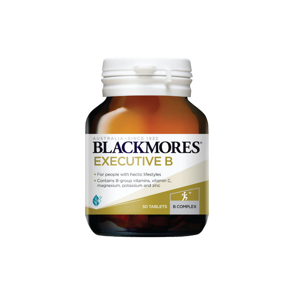 Blackmores Executive B 30's / 60's แบลคมอร์ส วิตามินและแร่ธาตุ บำรุงระบบประสาท ผู้ที่อ่อนเพลีย และพั