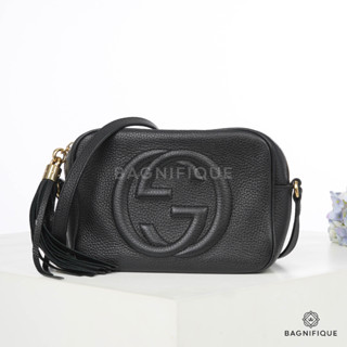 GUCCI SOHO 20 BLACK CALF GHW