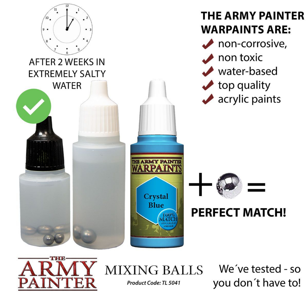 [แบ่งขาย] ลูกเหล็กเขย่าสี The Army Painter - Mixing Balls ลูกเหล็กผสมสี แสตนเลส ไม่ขึ้นสนิม