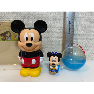 กระปุกMickey mouse +กาชาปองไขลาน สภาพ98%