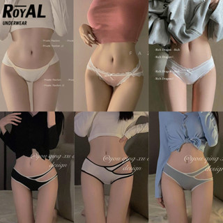 Royal Underwear  กางเกงในผู้หญิงจีสตริง  โชว์ก้นเซ็กซี่กึ่งสปอร์ต ยกสะโพก ไร้รอยต่อ สายฝอ-สไตล์เกาหล  ADBBA103