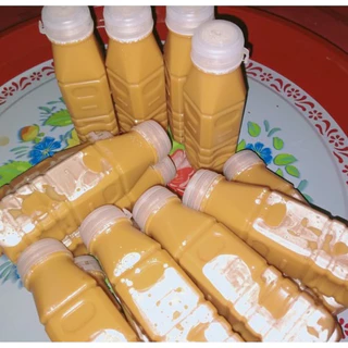 ขวดขุ่น PP ขนาด 160 ml ( ฝากด ) ( แพ็คละ 150 ใบ พร้อมฝา ) พลาสติก pp บรรจุเครื่องดื่ม ขวด