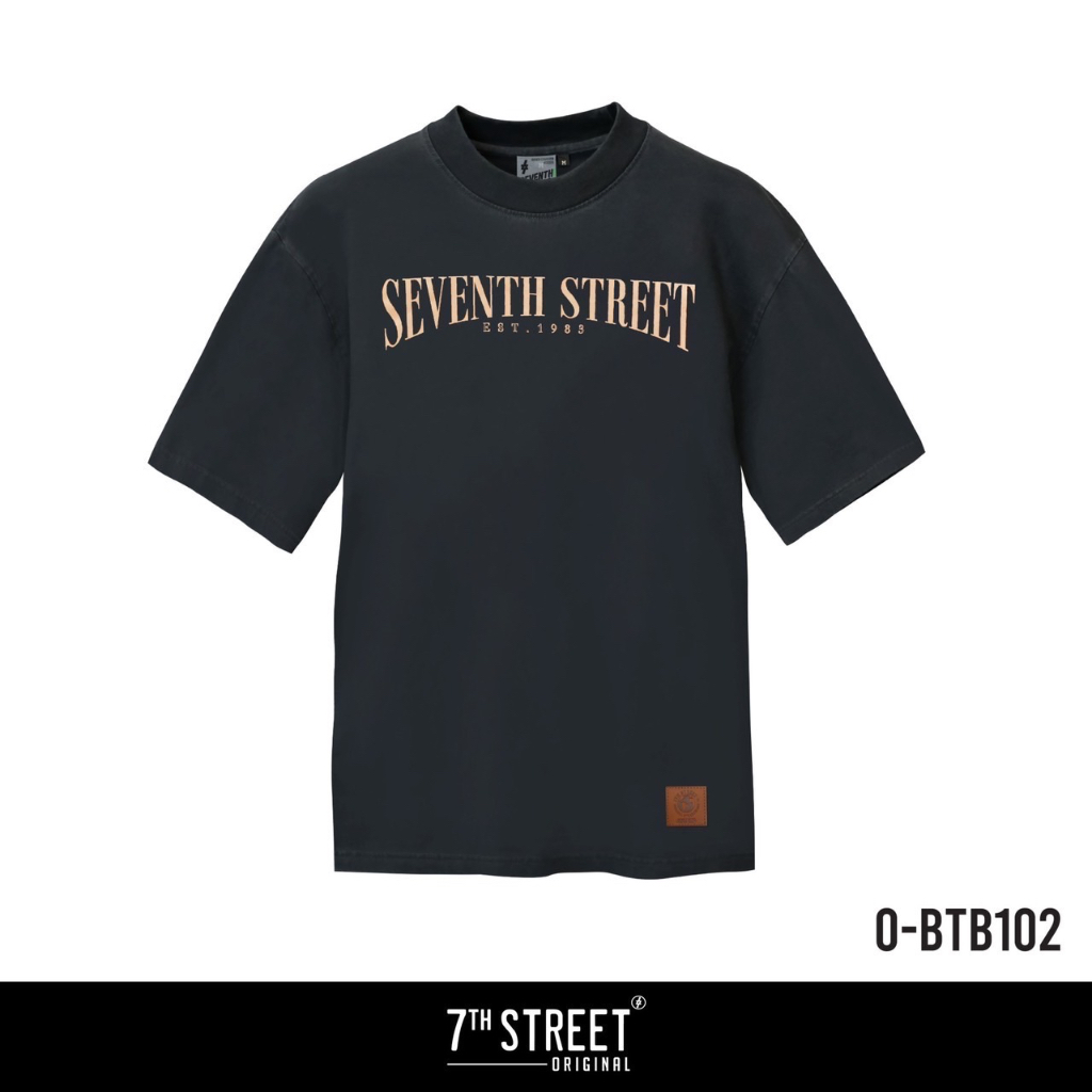 7th Street เสื้อยืดแบบโอเวอไซส์  (Oversize) 90' STYLE รุ่น O-BTB102