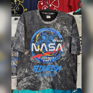 เสื้อยืดงานฟอกสกรีนNASA