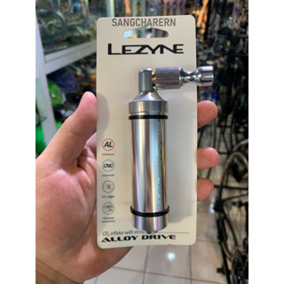 ที่สูบ CO2  LEZYNE ALLOY DRIVE สีเงิน และ สีดำ พร้อมแก๊ส พร้อมหัว ที่เก็บสวยๆ