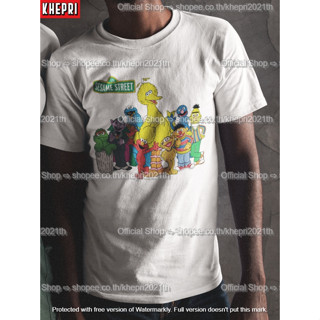 เสื้อยืด Unisex Sesame Street T-Shirt ใส่สบายแบรนด์ Khepri Cotton TC ผ้าพรีเมียม พิมพ์สวย ระวังของปลอม!