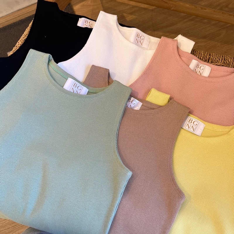 Breezy top BGNN เสื้อกล้ามผ้าร่อง