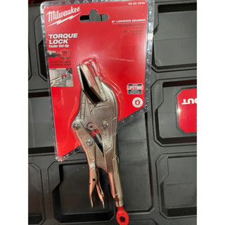 Milwaukee 48-22-3540 คีมล็อคปากเป็ด  ขนาด 8 นิ้ว Torque Lock™ Locking Seamer