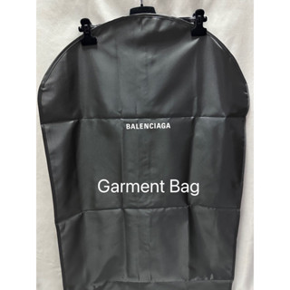 Balenciaga Garment Bag ถุงใส่เสื้อผ้า ถุงซิป ใส่เสื้อผ้า กันฝุ่น บาเลนเซียก้า ของแท้ สีดำ ใส่สูท ใส่ชุด ใส่เสื้อ แบรนด์