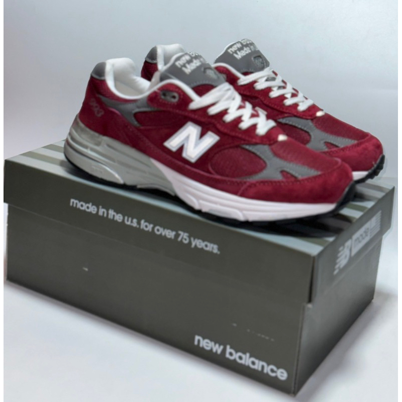 New Balance 993 USA (size40-45) Crimson Red
