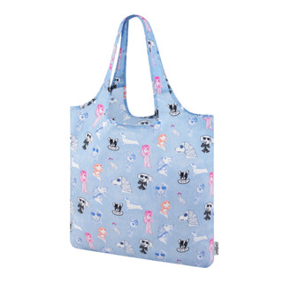 Cath Kidston Foldaway Shopper Glamorous Dogs Blue