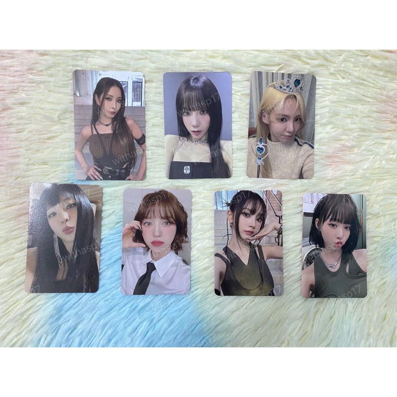 [update 19/10] GOT the beat - Stamp On It smini ver. การ์ด Photocard BoA Taeyeon Hyoyeon Seulgi Wend