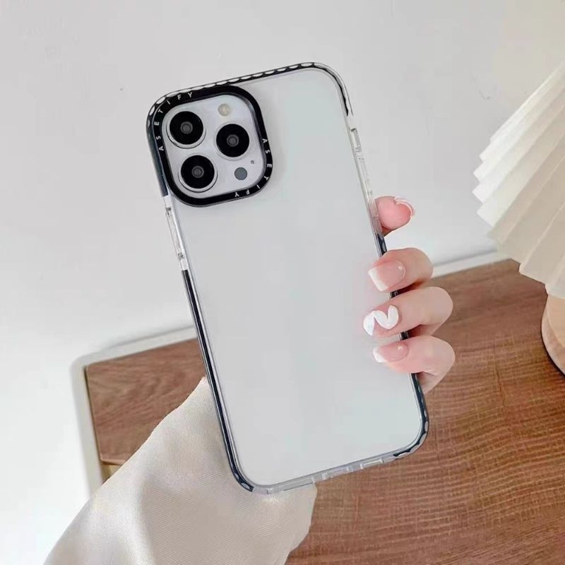 Supercase🧸I6-i14promax เคสใส Castify เคสขอบสี