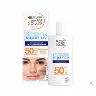 Garnier Ambre Solaire, Anti-Dark Spots &amp; Anti-Pollution Super UV SPF 50+