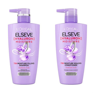 LOREAL ELSEVE 72 Moisture Filling Shampoo ลอรีอัล ปารีส เอลแซฟ72เอช มอยซ์เจอร์ ซีลลิ่งแชมพู 410 มล.