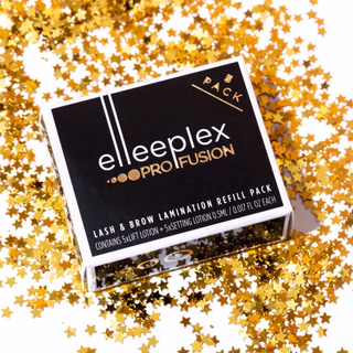 elleebana น้ำยาลิฟติ้งขนตา ขนคิ้ว Elleeplex Pro Fusion ชุด5Set10ซอง สูตรอ่อนโยน ไม่ช็อต น้ำยาดัดขนตา