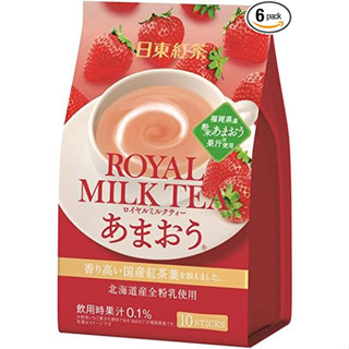 Nitto Black Tea Royal Milk Tea Amaou 10 x 6 bags shipped directly from Japan