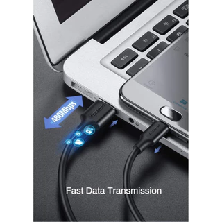 UGREEN รุ่น US289 สายชาร์จ 2A Micro USB to USB 2.0 Charger Cable data speed 480Mbps 0.25-3M (ABS, สีดำและสีขาว)