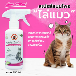 ไล่แมว SAMUNPINE สเปรย์สมุนไพร ไล่แมว ขนาด 250 มล./Anti Cat Herbal Spray 250 ml. (ไล่ได้จริง / ปลอดภัย / ไร้สารเคมี)