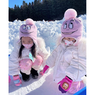 Barbapapa knit hat freesize ได้ทั้งผู้ใหญ่และเด็ก