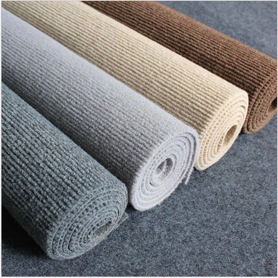CA-(ลูกค้าใหม่1บาท)พรมปูพื้น สีพื้น ปูห้องนอน ห้องนั่งเล่น หน้ากว้าง 1 เมตร