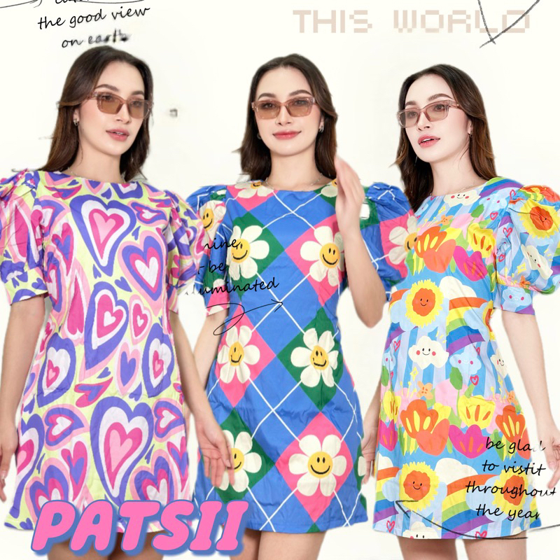 PATSII พร้อมส่ง-เดรสสั้นอก 38พร้อมเชือกผูกให้เข้าทรง 'ด้านในมีซับใน-สำหรับใส่ทำงาน , ไปเที่ยว , ออกเดท , ออกงาน