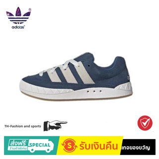 adidas originals Adimatic Retro Shark Bread Shoes Classic Casual Board Shoes blue Light Gray