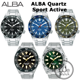 ALBA Quartz Sport Active รุ่น AS9Q11X AS9Q17X AS9Q11X AS9Q19X AS9Q39X AS9Q41X นาฬิกาผู้ชาย ใช้ถ่าน ประกันศูนย์ ALBA