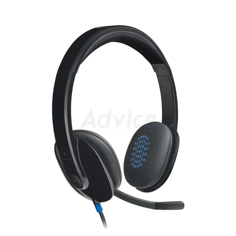 USB Headset LOGITECH (H540) Black หูฟัง (By Shopee  SuperTphone1234)