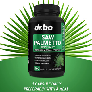 Saw Palmetto for Men Prostate Health, DHT Blocker ลดการหลุดร่วงของเส้นผมและสร้างผมใหม่ขึ้นมาทดแทน 100 แคปซูล