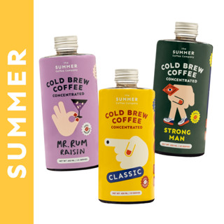 COLD BREW COFFEE CONCENTRATED 450ML. l กาแฟสกัดเย็นเข้มข้น - The Summer Coffee Company