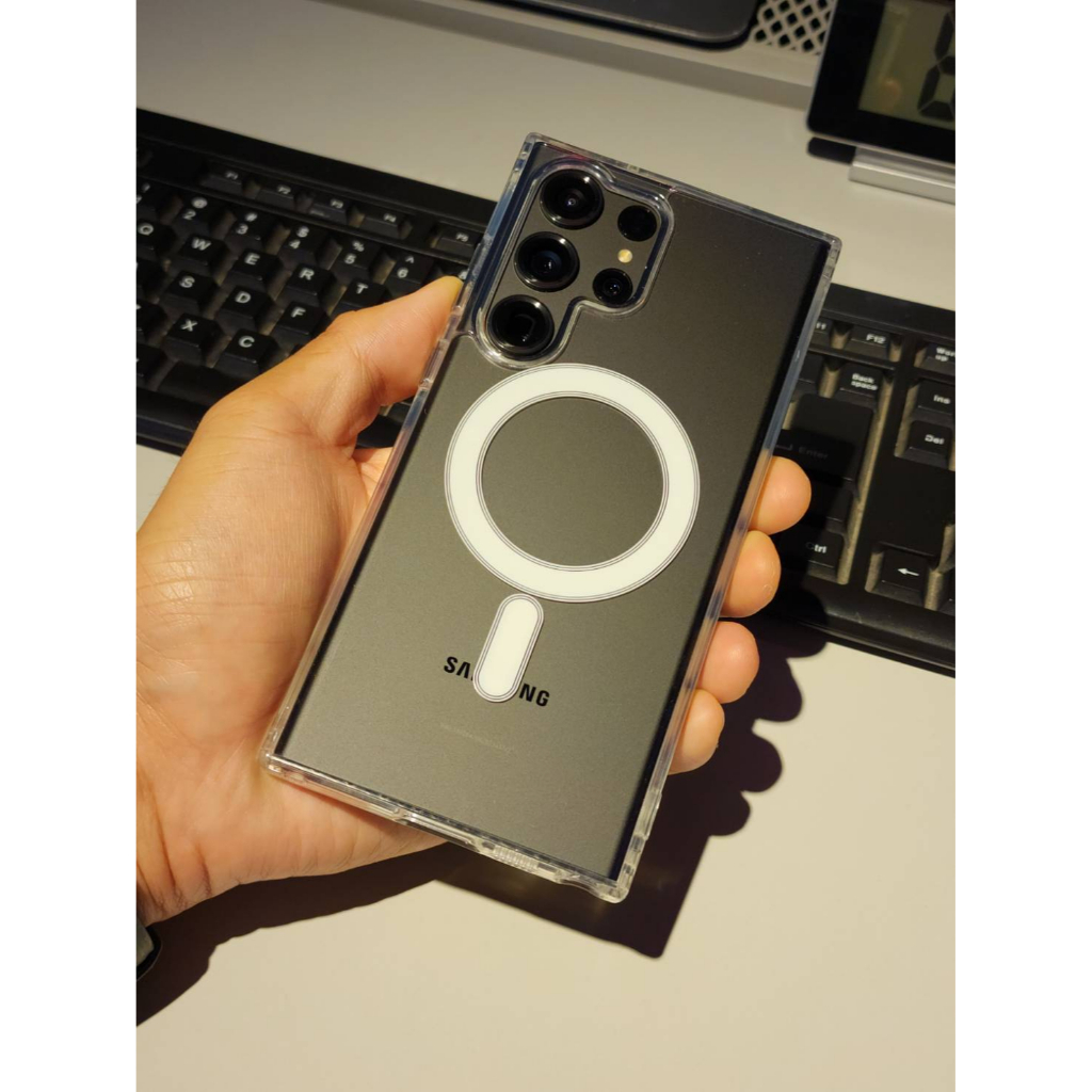Magnetic Case เคสกันกระแทก เคสแม่เหล็ก Samsung S25 Ultra / S24 Ultra / S23 Ultra / S22 Ultra / Fold 
