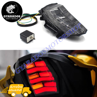 ไฟท้าย YAMAHA R15 V3 ปี2017-2020 มีไฟเลี้ยวในตัว วัสดุโพลีคาร์บอเนต+ABS ไม่แตกง่าย ให้ความสว่าง มองเห็นชัดเจน🔥พร้อมส่ง🔥