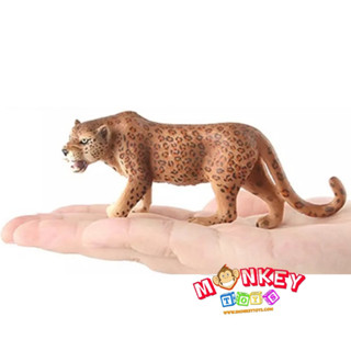 Monkey Toys - โมเดลสัตว์ เสือดาว เสือชีตาห์ ขนาด 11.00 CM (จากหาดใหญ่)